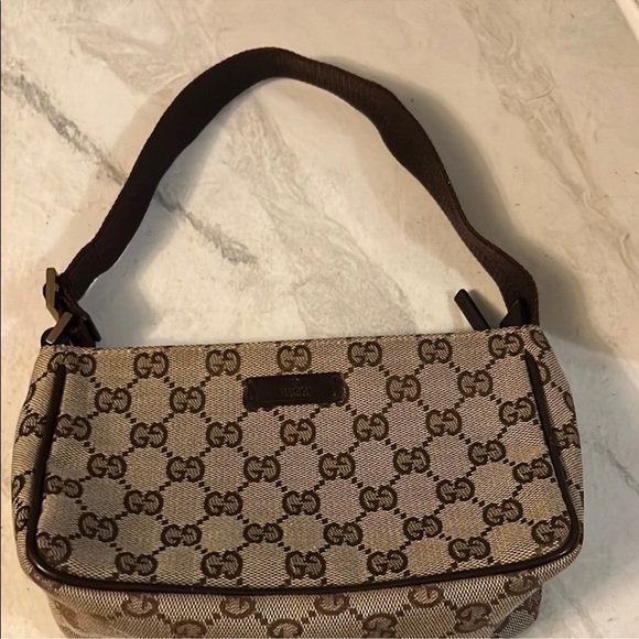 Gucci Brown and Tan Shoulder Bag - Picture 4 of 15